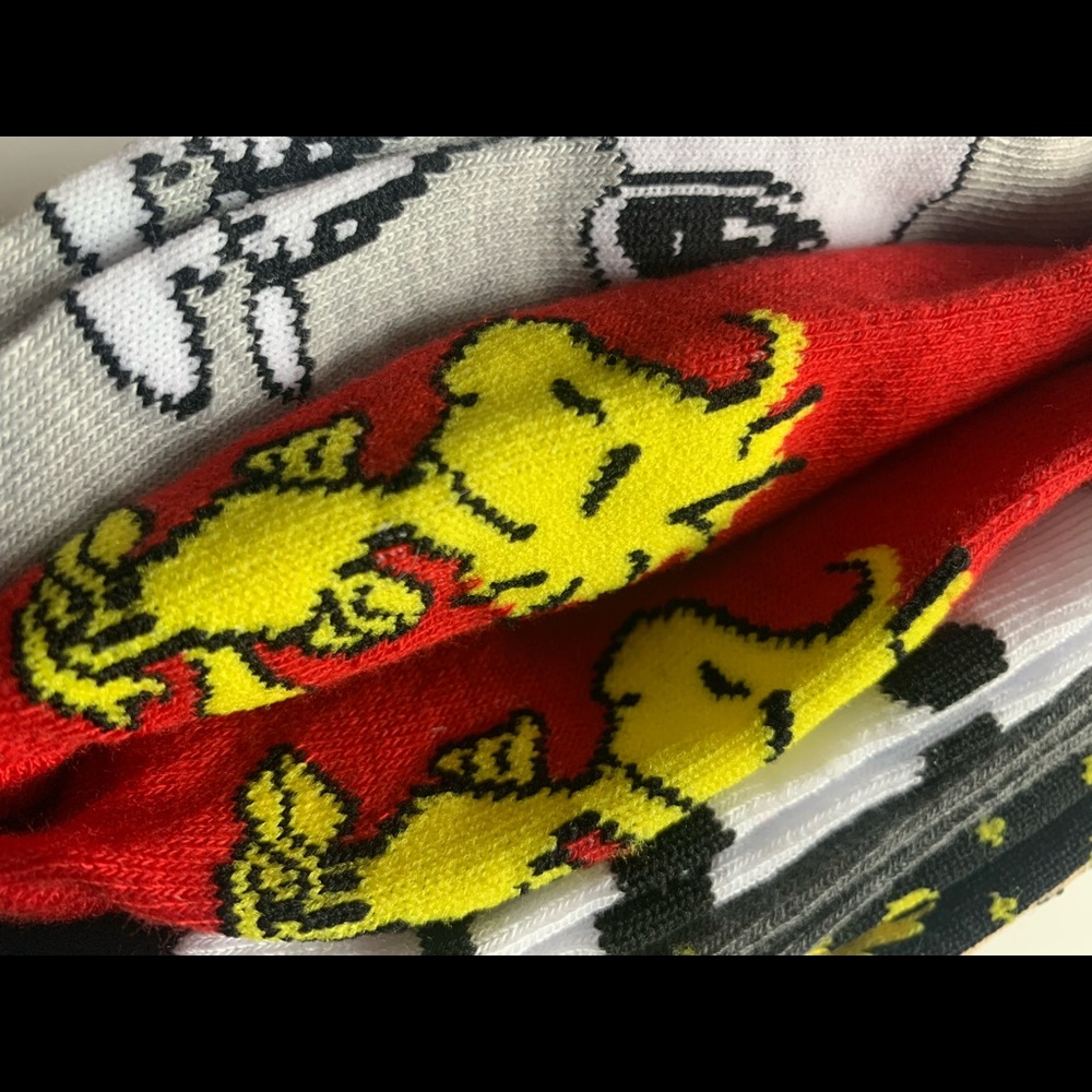 Snoopy No Show Socks 6 pairs - Picture 9 of 10